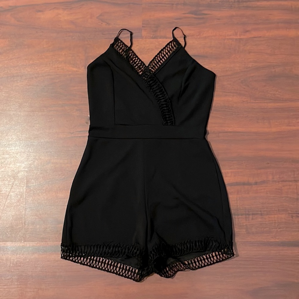 Charlotte Russe black romper